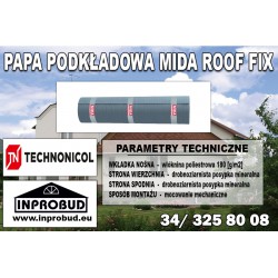 Mida YEP2500 (10 m2) papa podkładowa SBS zakłady samoprzylepne